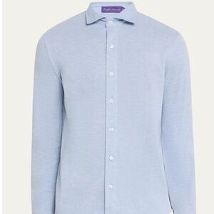 NWT Ralph Lauren Purple Label Pique Sport Shirt